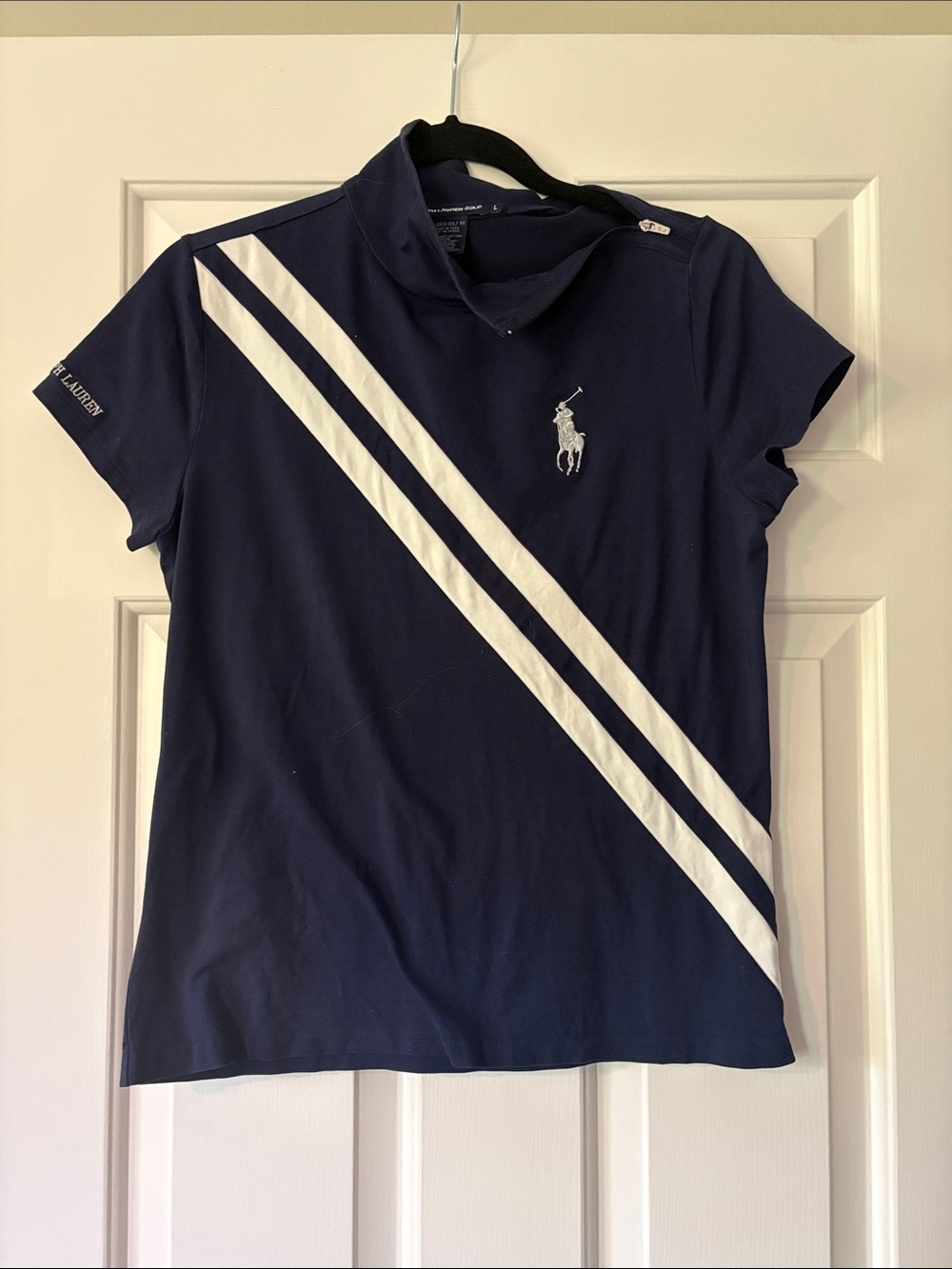Ralph Lauren Golf Black Polo with Subtle Logo